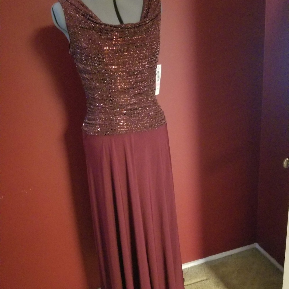 R & M Richards Embellished Gown